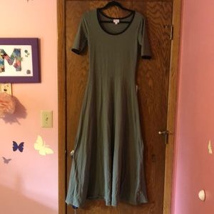 Short sleeve maxi dress